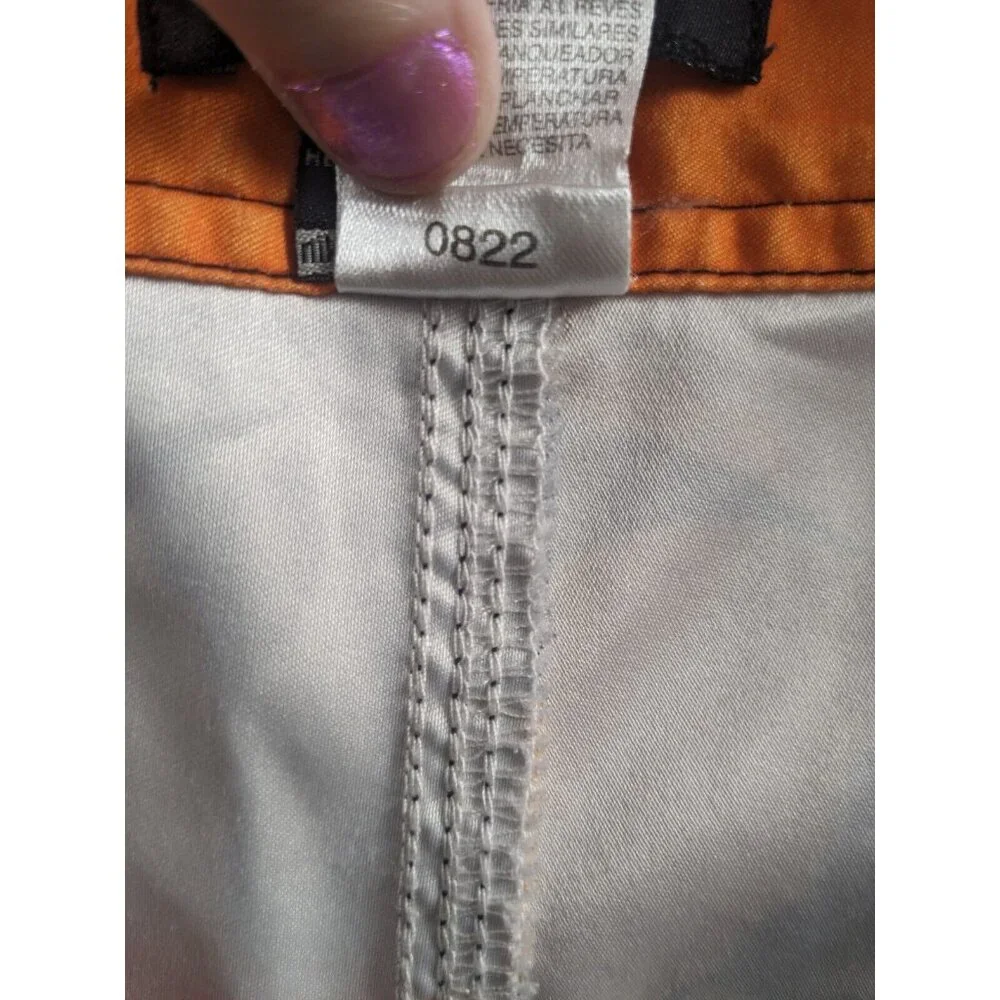 Nike 6.0 Board Shorts Boys Size 16 Orange Grey Black Graphic Print‎ Swim Trunks